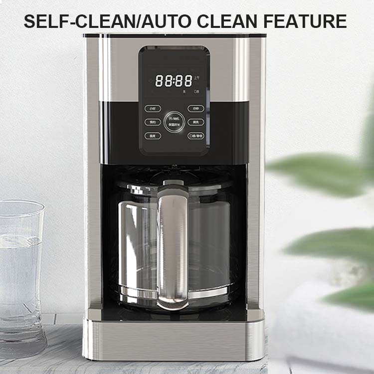 Coffee maker self outlet clean